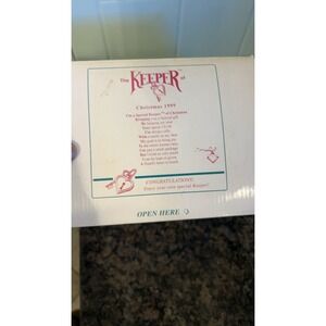 Vintage Shenandoah Design "The Keeper of Christmas 1999" Shelf sitter figurine